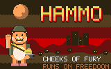 Hammo the hamster marine in front of the rat fortress